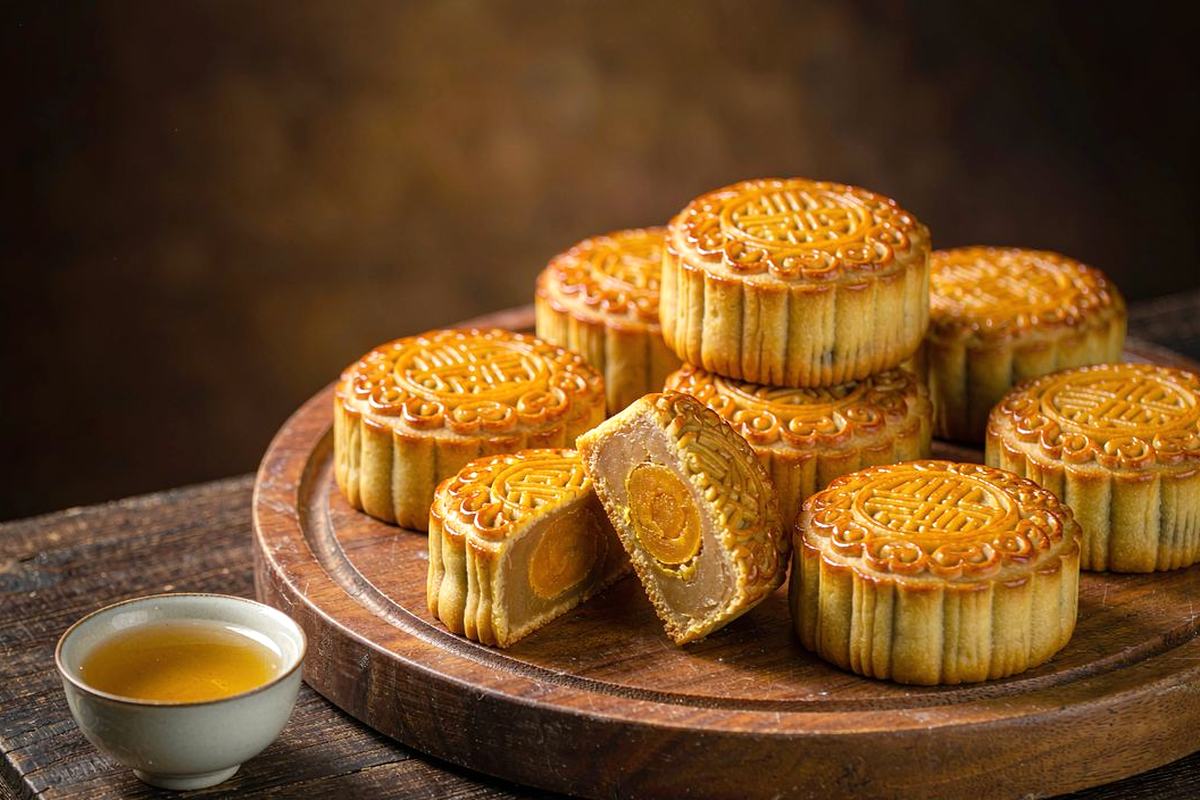 Resipi Kuih Bulan Tradisional Inti Lotus
